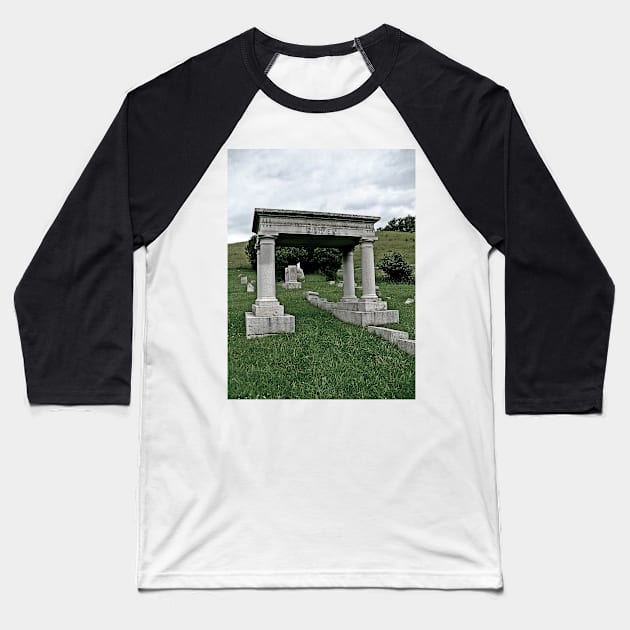 Pillars And Paths Baseball T-Shirt by PaulLu